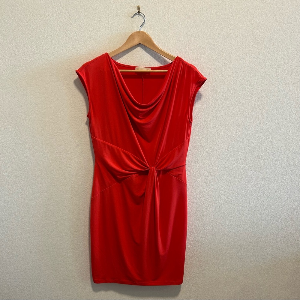 Michael Kors Scarlet Draped Mini Dress